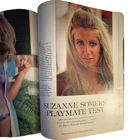 suzanne somers playboy magazine|Suzanne Somers 